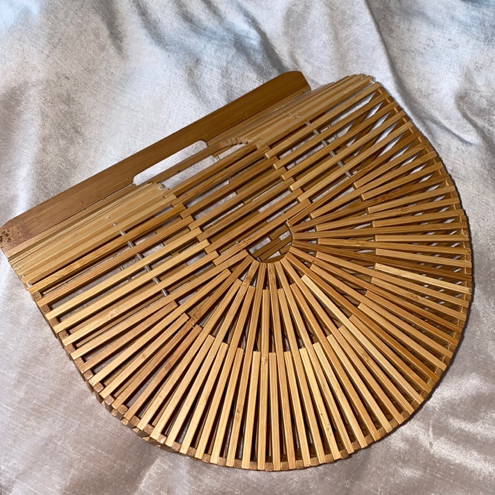 Tan Bamboo Bag